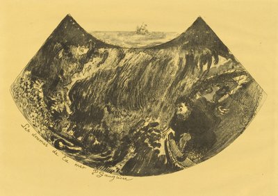 The Dramas of the Sea (En nedstigning i malstrømmen) av Paul Gauguin