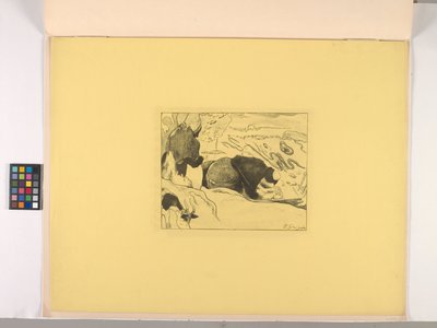 Die Wäscherinnen av Paul Gauguin