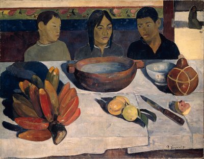 The Meal Bananas, 1891 av Paul Gauguin