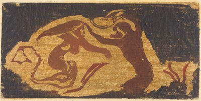 Die Meerjungfrau und der Affe av Paul Gauguin