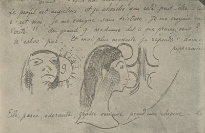 Profilen er kantet, 1936 av Paul Gauguin