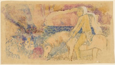 Der Reiter av Paul Gauguin