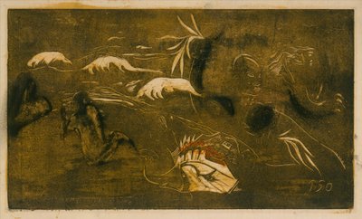 Das Universum wird erschaffen av Paul Gauguin