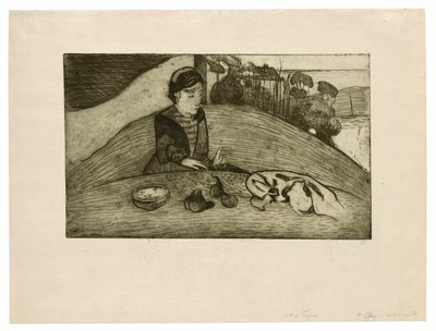 Kvinnen med fiken av Paul Gauguin