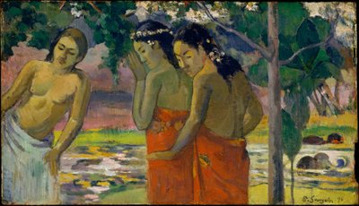 Tre tahitiske kvinner av Paul Gauguin