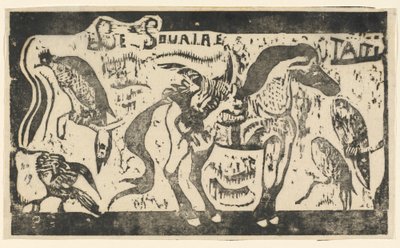 Tittelside for "Smilet" av Paul Gauguin
