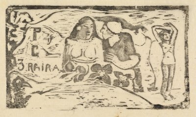 Tittelside for "Smilet" av Paul Gauguin