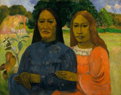 To kvinner, 1901 eller 1902. av Paul Gauguin