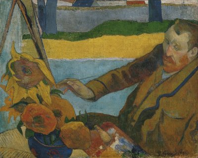 Vincent van Gogh maler solsikker av Paul Gauguin