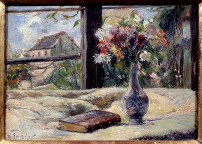 Vase med blomster. Maleri av Paul Gauguin (1848 - 1903) av Paul Gauguin