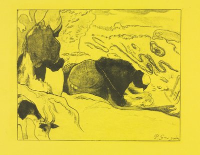 Volpini Suite: Laundresses (The Washers) av Paul Gauguin