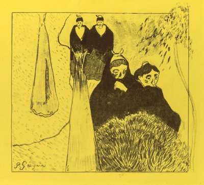 Volpini Suite: Old Women of Arles Les Vieilles Filles [Arles], 1889. av Paul Gauguin