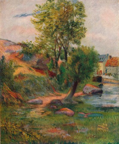 Willow by the Aven, 1888, 1938 av Paul Gauguin