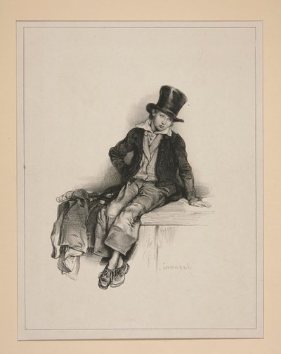 (STUDIE D av Paul Gavarni