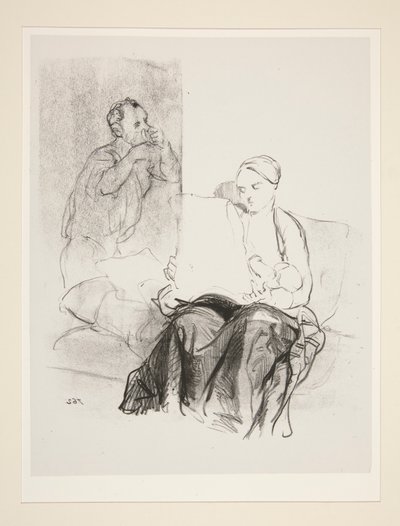 (SCENE D av Paul Gavarni