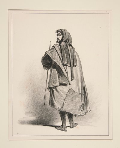 - 1300. PARIS KJØPMANN. av Paul Gavarni