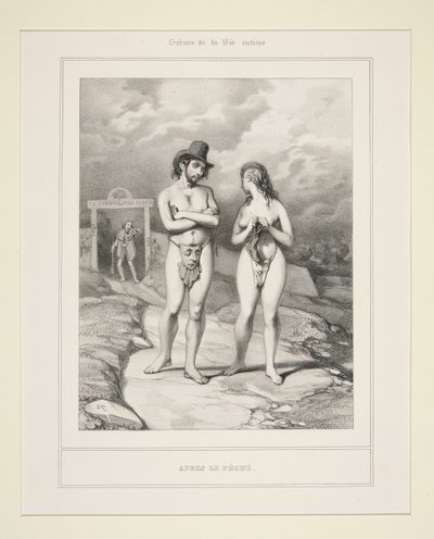 APRES LE PECHE. av Paul Gavarni