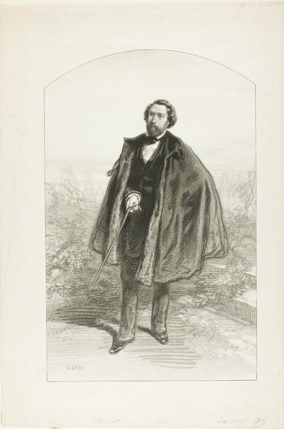 Alfred de Musset av Paul Gavarni