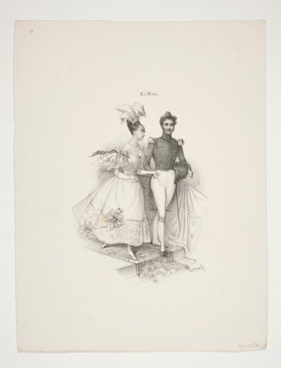 BALL AV L av Paul Gavarni