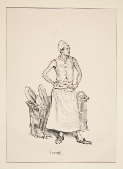 BOULANGER. Baker. av Paul Gavarni