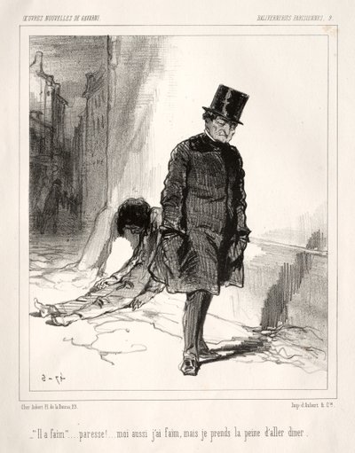 Parisisk tull. av Paul Gavarni