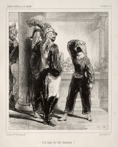 karneval av Paul Gavarni