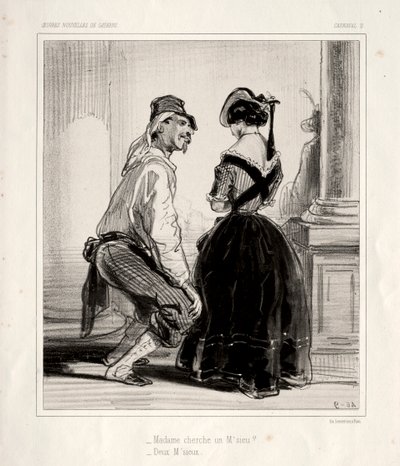 Karneval. av Paul Gavarni