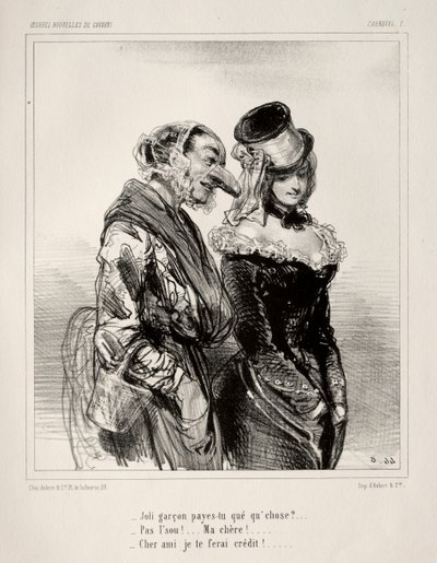 Karneval. av Paul Gavarni