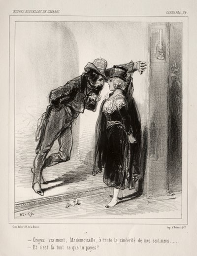 Karneval. av Paul Gavarni