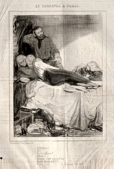 Karneval, 1841-1843. av Paul Gavarni