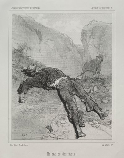 Toulon vei. av Paul Gavarni