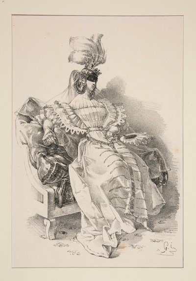 DUCHESSE. av Paul Gavarni