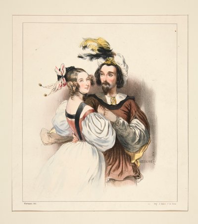 FEBRUAR. av Paul Gavarni