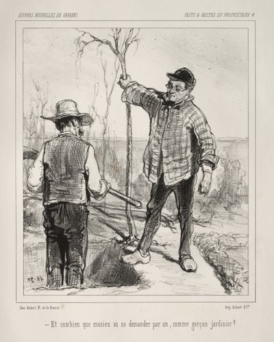 Handlinger og handlinger fra eieren av Paul Gavarni