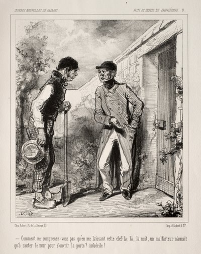 Handlinger og handlinger fra eieren av Paul Gavarni