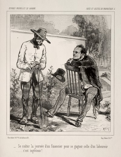 Handlinger og handlinger fra eieren av Paul Gavarni