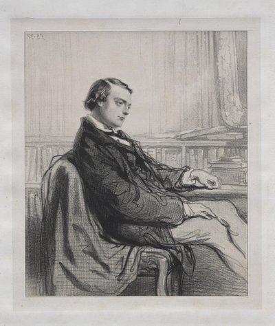 Pressens herrer: Théodore de Banville av Paul Gavarni