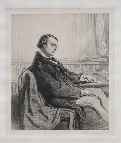 Pressens herrer: Théodore de Banville av Paul Gavarni
