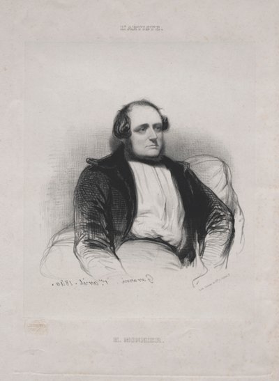Henry (Bonaventure) Monnier av Paul Gavarni