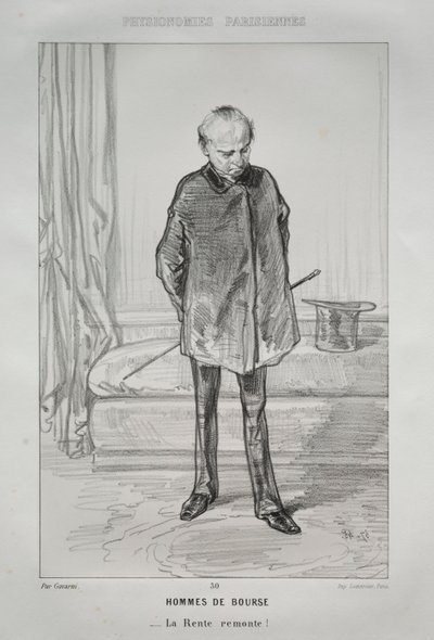 Børsmenn. av Paul Gavarni