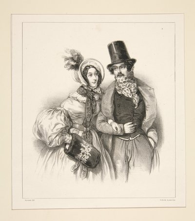 JANUAR av Paul Gavarni