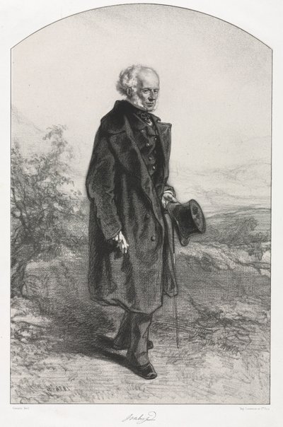 Jean-Baptiste Isabey, 1854-1856. av Paul Gavarni