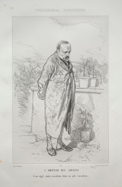 Hageelskeren. av Paul Gavarni