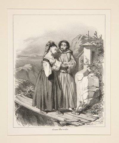 Skriftefaren av Paul Gavarni