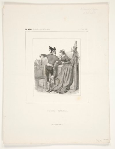 LE TOREADOR. av Paul Gavarni