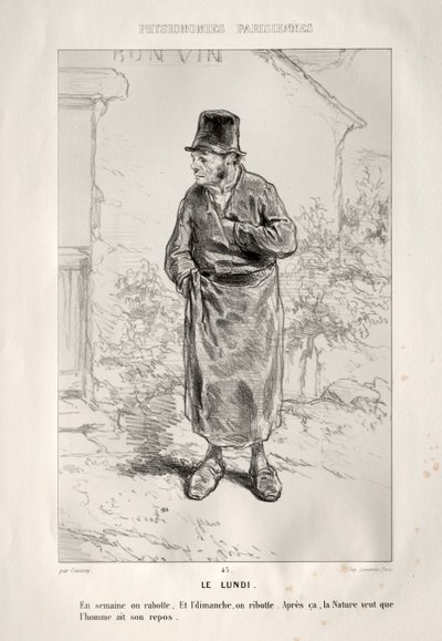 Mandag. av Paul Gavarni