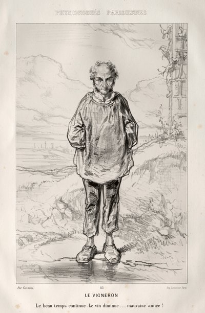 Vinmakeren. av Paul Gavarni