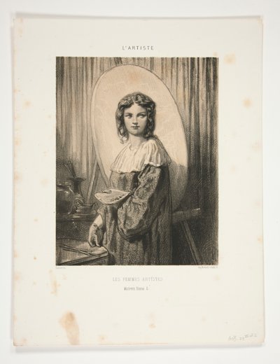 Les Femmes-kunstnere/ elskerinne Diana S av Paul Gavarni
