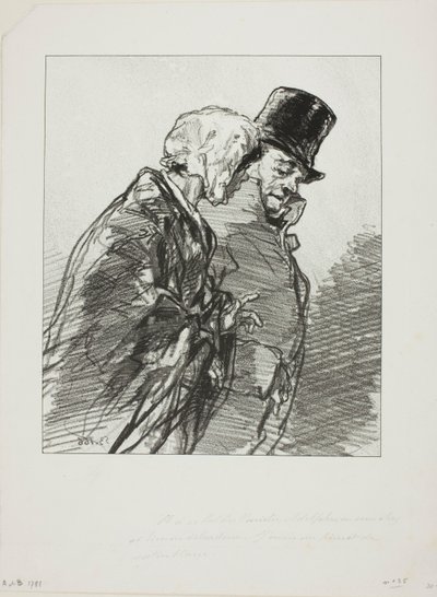 De gamle Lorettene: ...Og på dette varietéballet, Adolphe ... av Paul Gavarni