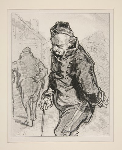 De to Edmondene. av Paul Gavarni